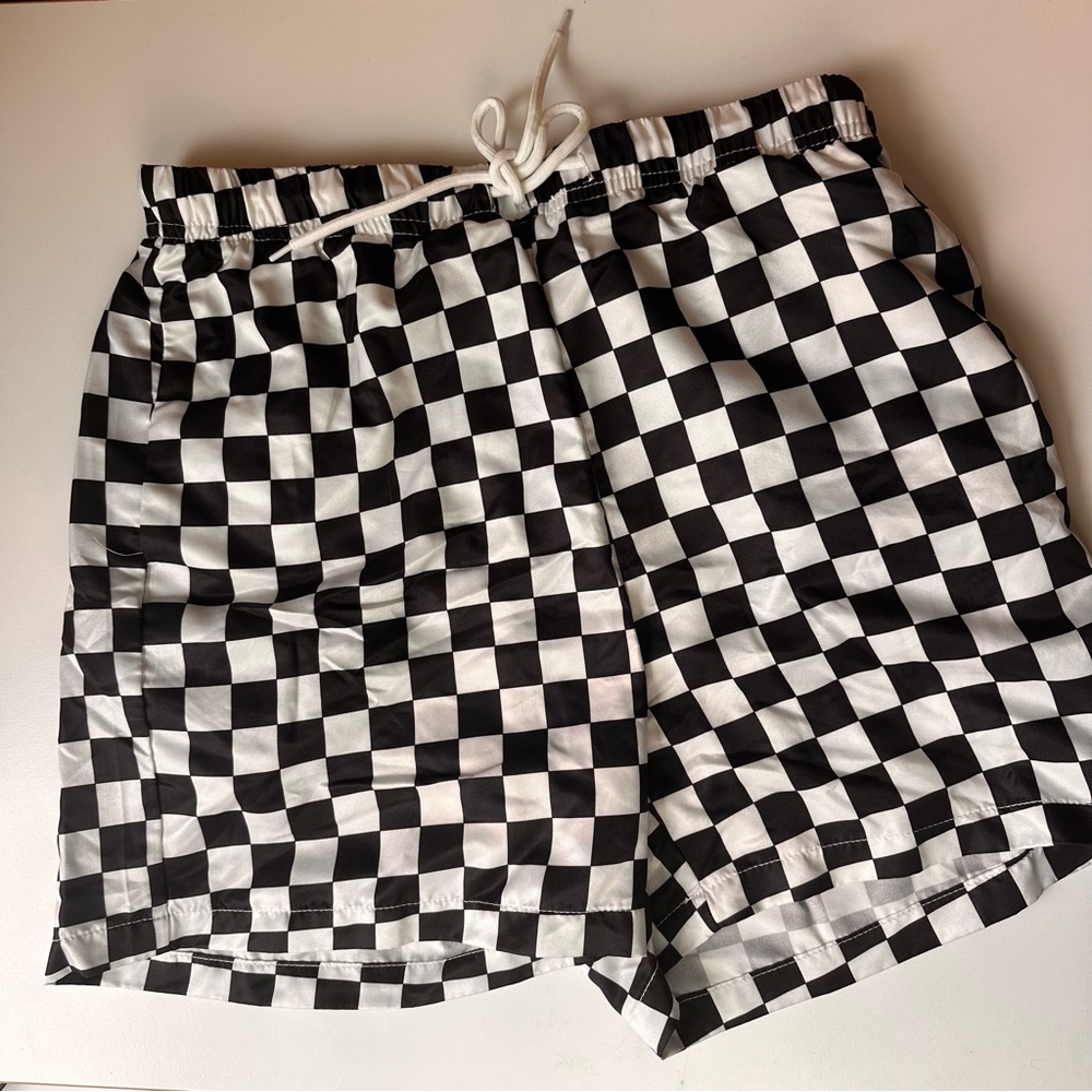 CHECKER BOARD BATHING SUIT